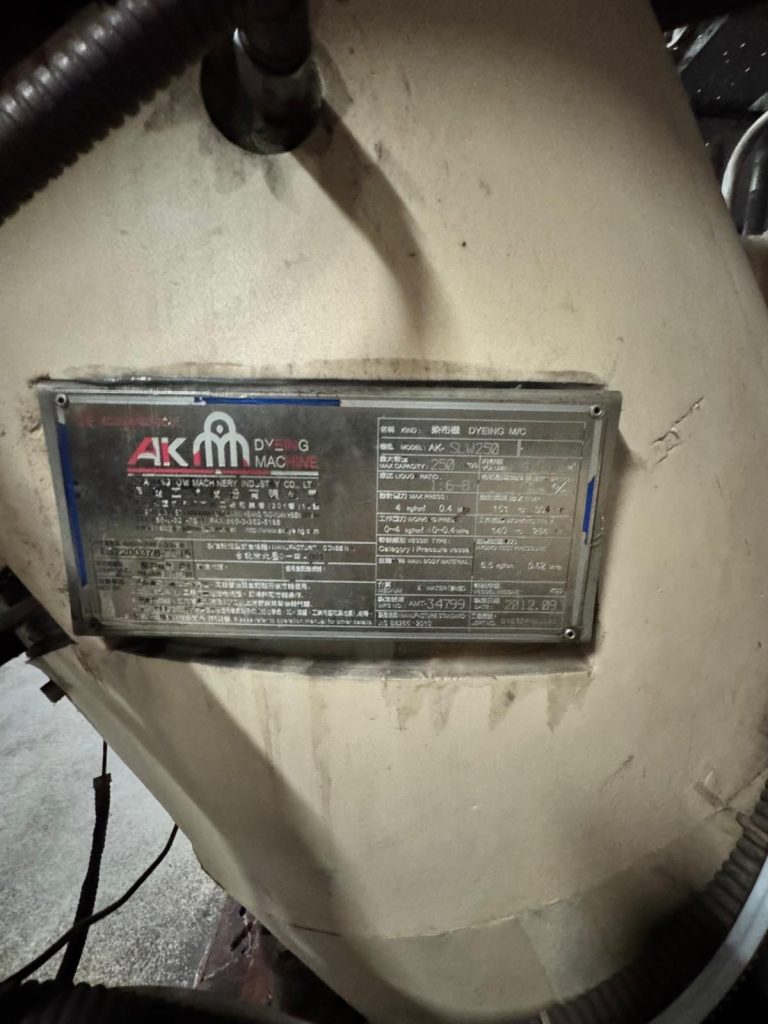 Used 2012 Ak 250 kg Jet Dyeing Machine - photo 2